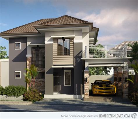 This entry was posted in double storey house, residential portfolio. Striking Collection of 15 Houses with Terrace | 2 storey ...