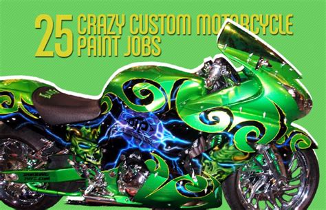 Gallery 25 Crazy Custom Motorcycle Paint Jobs Complex