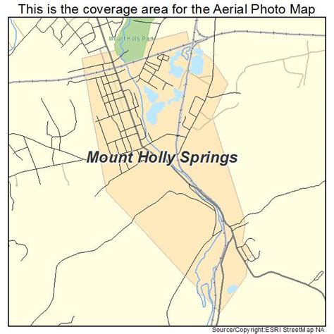 Aerial Photography Map Of Mount Holly Springs Pa Pennsylvania
