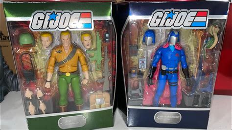 Raw Unboxing Of Super 7 G I Joe Ultimates Cobra Commander And Duke