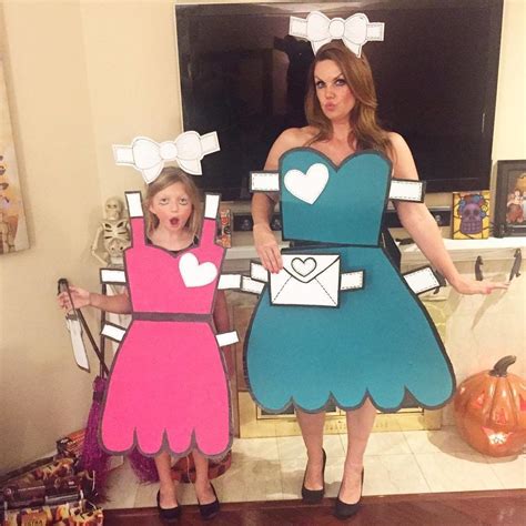 Paper Doll Mother Daughter Costumes 20 Mommy Daughter