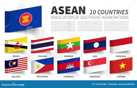 ASEAN Association Of Southeast Asian Nations And Membership 3D