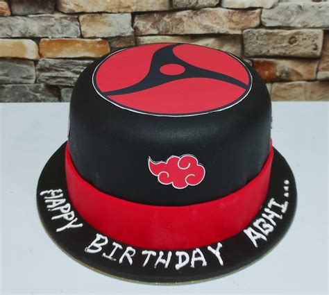 Itachi Cake Anime Cake Naruto Birthday Pretty Birthday Cakes