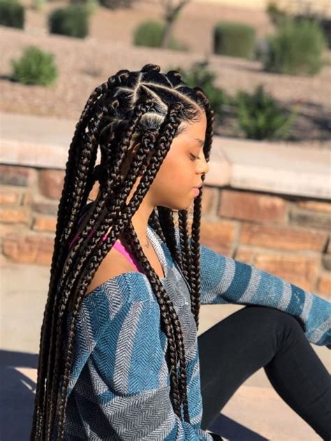 40 Jumbo Braids Hairstyles For A Cool Look Hairdo Hairstyle