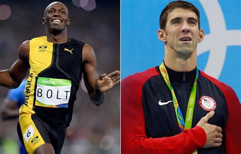 Steve Simmons Michael Phelps May Dominate Pool But Usain Bolt In A
