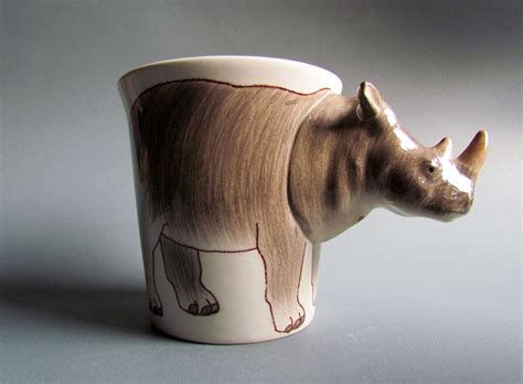 3d Animal Ceramic Porcelain Mug Cup Tea Coffee Drinkware Hand Painted