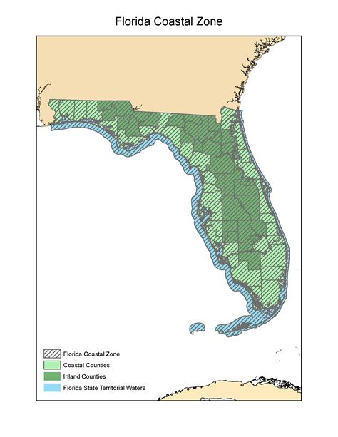 Florida Coastal Zone Map Florida Department Of Environmental Protection