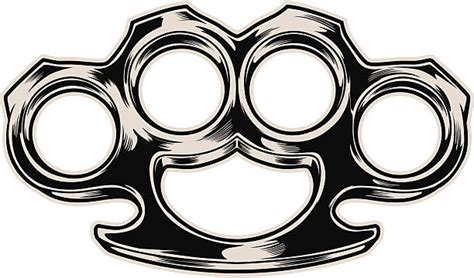 Brass Knuckles Vector Illustrations Royalty Free Vector Graphics