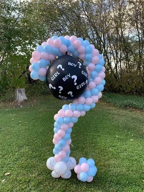 Gender Reveal Question Mark Party Balloons By Q