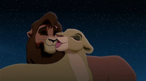 Kiara Licks Kovu In A Romantic Love Affection Lion King 1 12 Simba Lion Lion King Fan Art