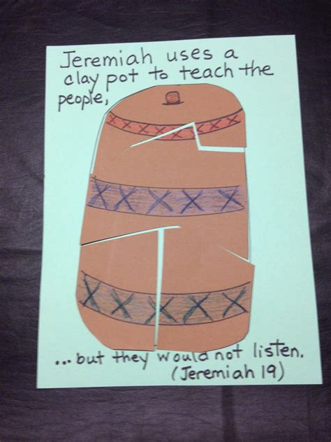 Childrens Bible Lessons Lesson Jeremiah