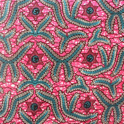 Pink African Fabric Ankara Fabric By The Yard Made In Etsy