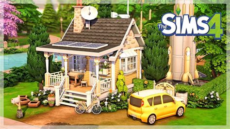Yellow Micro Home Nsb 💛 The Sims 4 Speedbuild No Cc Youtube