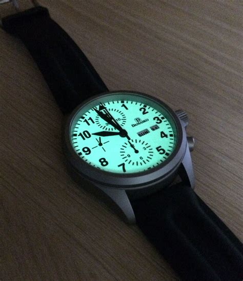 The Damasko Dc57 With Its Full Lume White Dial Pageandcooper Watch