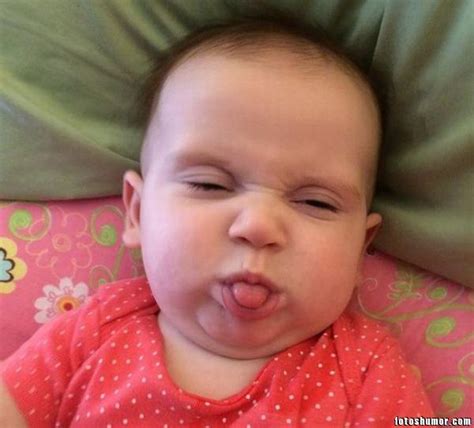 Caras Muy Graciosas De Bebés Fotos De Humor