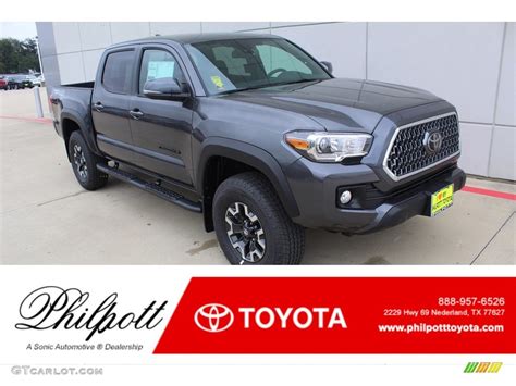 2019 Magnetic Gray Metallic Toyota Tacoma Trd Off Road Double Cab 4x4