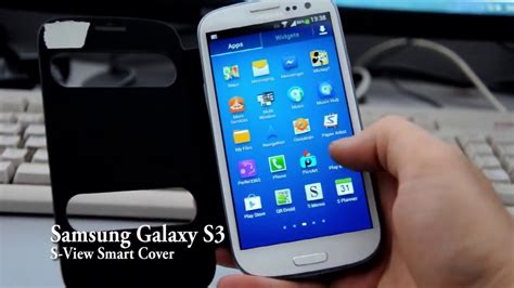 S View Smart Cover for Samsung Galaxy S3 - YouTube