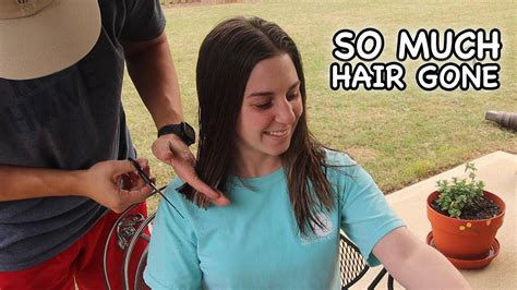 Cutting My Wife S Hair Amid SOCIAL DISTANCING First Time Cutting Hair YouTube