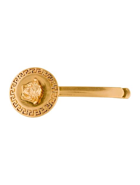 Versace Medusa Hair Pin Accessories Ves58386 The Realreal