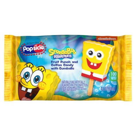 Popsicle Spongebob Squarepants Ice Pops Ct Kroger