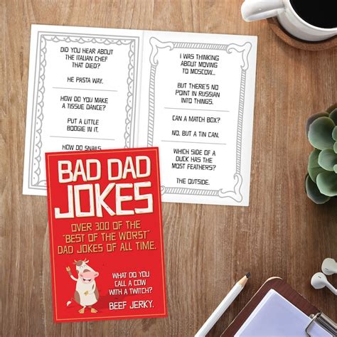 Bad Dad Jokes Over 300 Of The Best Of The Worst Etsy
