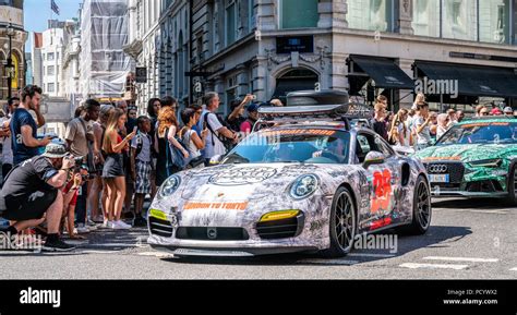 5 August 2018 London England Gumball 3000 Rally Event In London