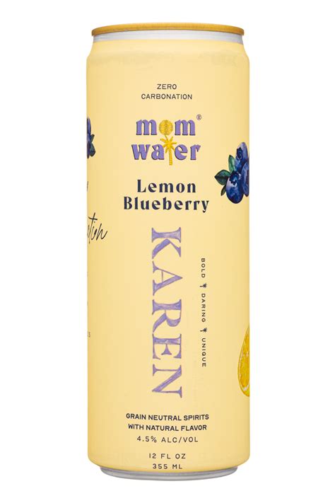 Karen Lemon Blueberry Mom Water Spirits Alcohol Database