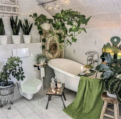Bathroom design ideas for your home from boldly tiled floors to chandeliers, these beautiful bathrooms offer enough. 17 Bathroom Plants That Were Styled Perfectly