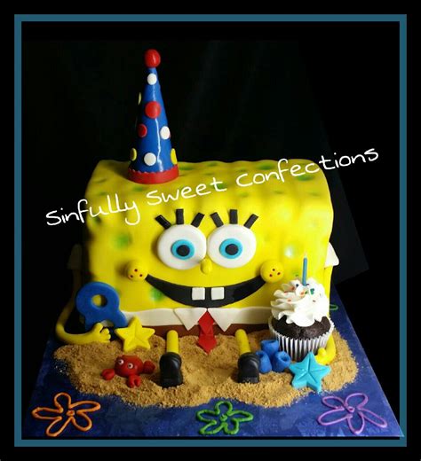 Spongebob Squarepants Birthday Cake Birthday Cake Spongebob