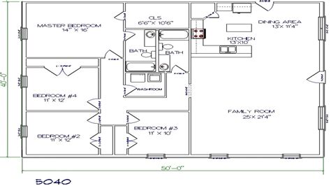 Metal building floor plans metal building house plans metal a basic guide on open concept metal building homes ideas Best 25+ Barndominium Floor Plans With Various Type, Size ...