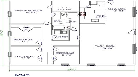 Home plans with open floor plans also offer easy access from room to room with columns. Best 25+ Barndominium Floor Plans With Various Type, Size, Picture | Metal house plans ...