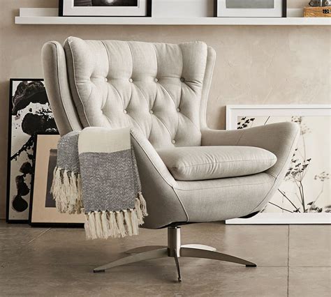 Check spelling or type a new query. Wells Tufted Upholstered Swivel Armchair