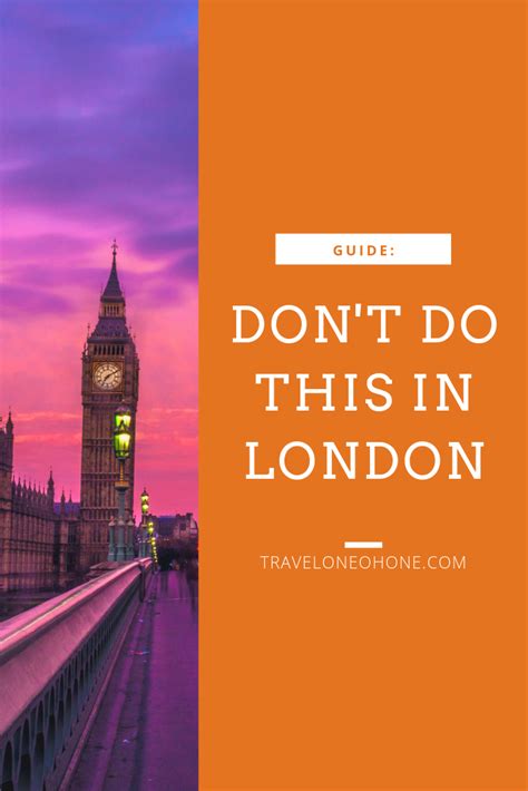 London Travel Advice You Need So This Is Your First Trip To London