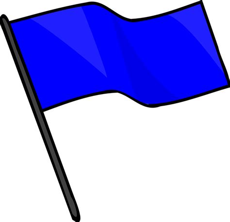 สีฟ้า ธง การจับภาพ · กราฟิกแบบเวกเตอร์ฟรีบน Pixabay