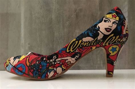 Wonder Woman Superhero Shoes By Heilanshoo On Etsy Wonder Woman