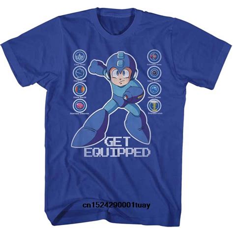 Mega Man Get Equipped T Shirt In T Shirts From Mens Clothing