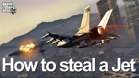 Gta 5 How To Steal A Fighter Jet Easy Youtube