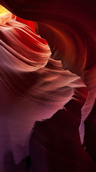 Brown And Beige Abstract Painting Antelope Canyon Rock Formation