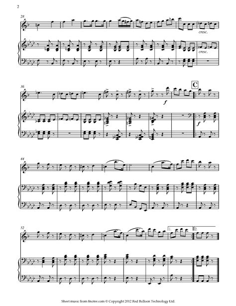 Strauss Ii Thunder And Lightening Polka Sheet Music For Saxophone