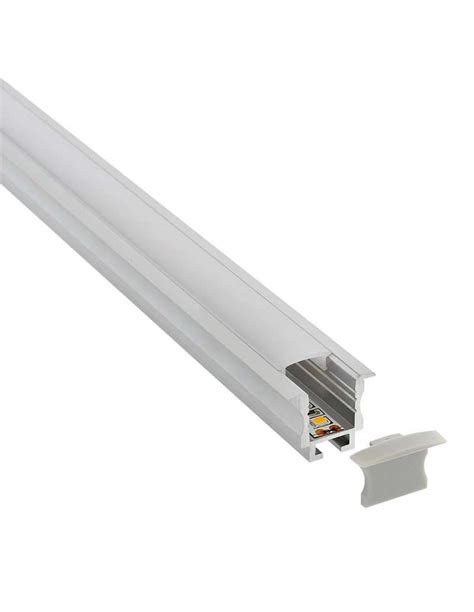 KIT Perfil Aluminio TEITO MINI Para Tiras LED 1 Metro