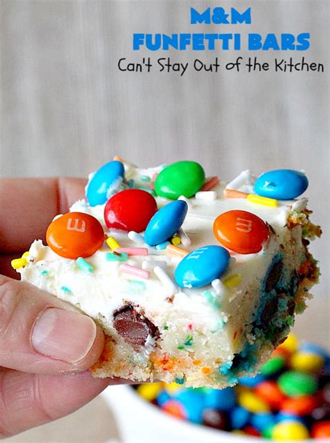 M M Funfetti Bars Can T Stay Out Of The Kitchen