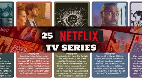 Top 25 Best Netflix Original Series Netflix Tv Series Timeline