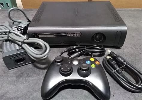 Microsoft Xbox 360 Elite Core Model Matte Black Video Game Console System 4gb 14249 Picclick