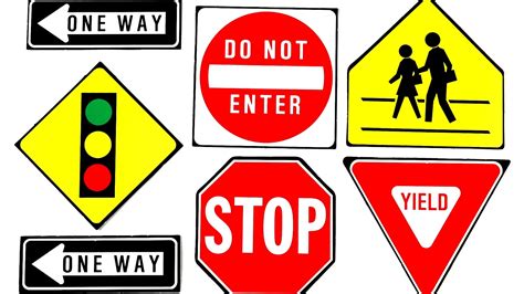 Road Safety Signs And Symbols All In One Photos