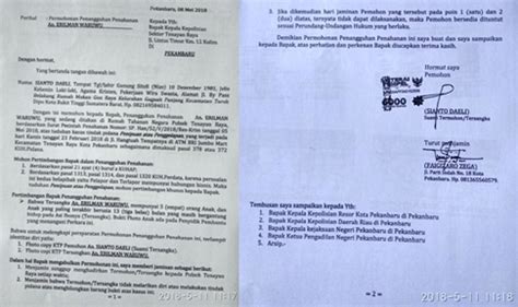 Ramai yang menulis format surat rasmi yang salah. Contoh Surat Permohonan Penangguhan Penahanan Dari Pihak ...