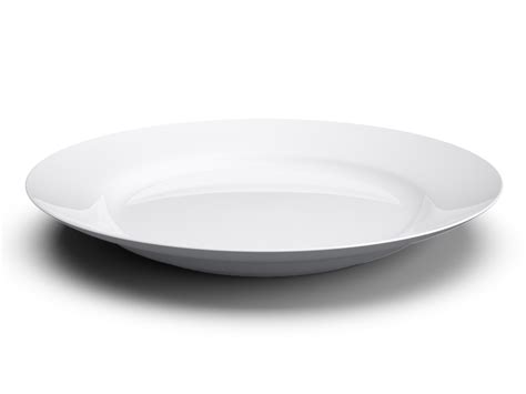 White Basic Plate With Shadow Png Image Purepng Free Transparent