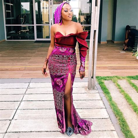 Top Aso Ebi Styles With Cord Lace For Nigerian Ladies 2019 Dry Lace Fashion Nigeria