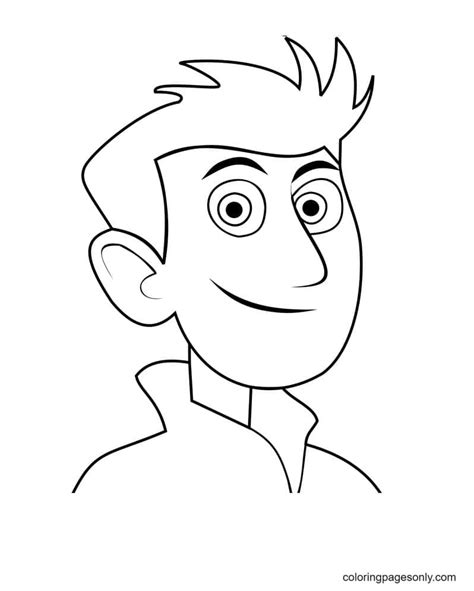 Wild Kratts Coloring Pages Chris Martin Coloring Pages