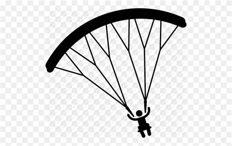 Canopy Parachute Skydive Skydiving Icon Parachute Png Stunning