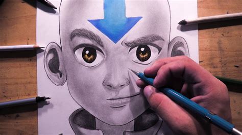 How To Draw Aang Avatar The Last Airbender Draw Central